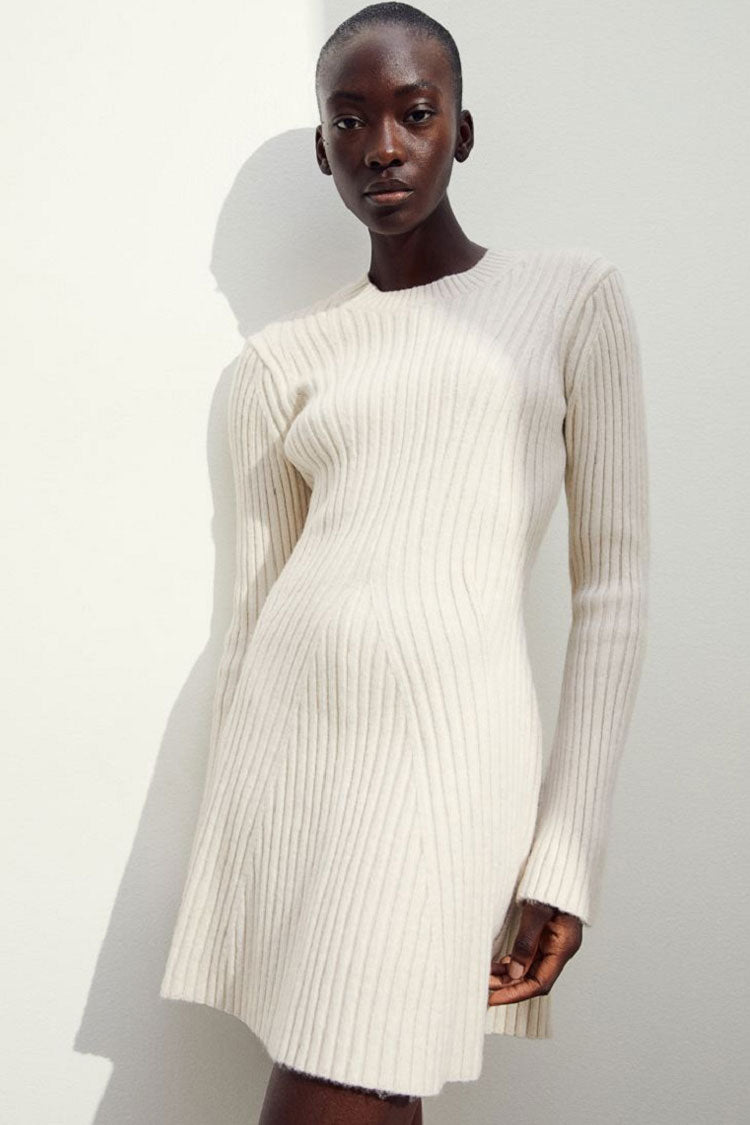 Basic ribbed dress hotsell