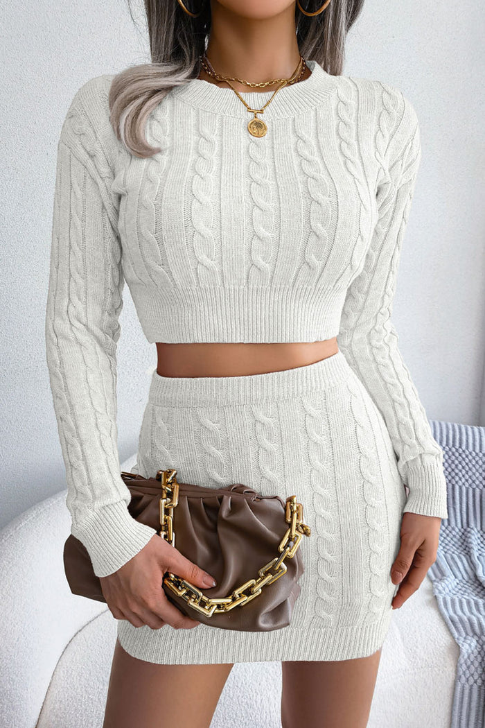 Dress with cropped sweater online