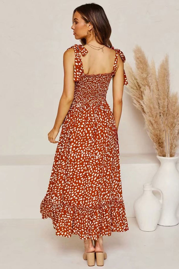 Flowy leopard dress best sale